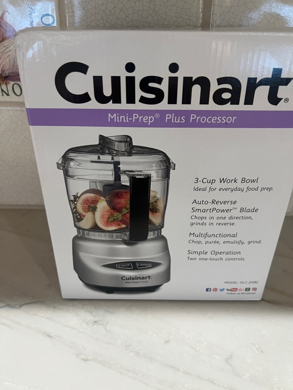 Cuisinart Mini-Prep Plus Processor - Silver with Black Handle and Clear Bowl